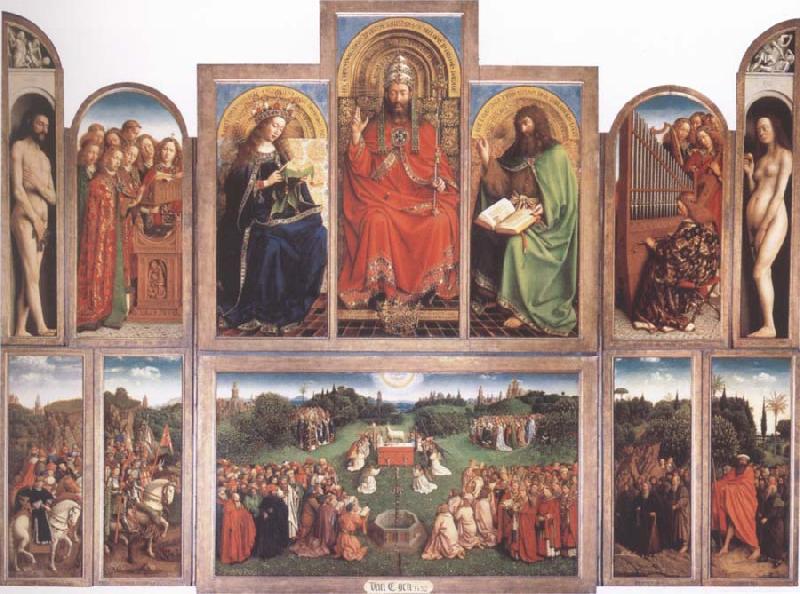 Jan Van Eyck Adoration of the Lamb